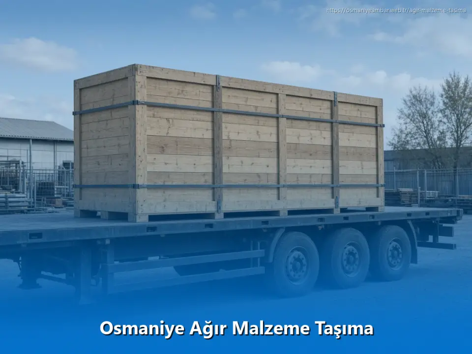 Osmaniye Ağır Malzeme Taşıma