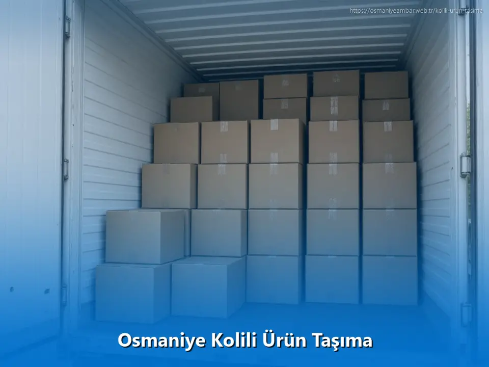 Osmaniye Kolili Ürün Taşıma